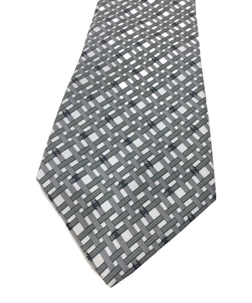 CHANEL（シャネル）CHANEL (シャネル) ココマークシルクネクタイ グレー サイズ:不明の古着・服飾アイテム