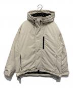 Sonny Labelサニーレーベル）の古着「フーディーダウンジャケット」｜アイボリー