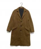 PALTOパルト）の古着「ヘリンボーン中綿チェスターコート」｜ブラウン