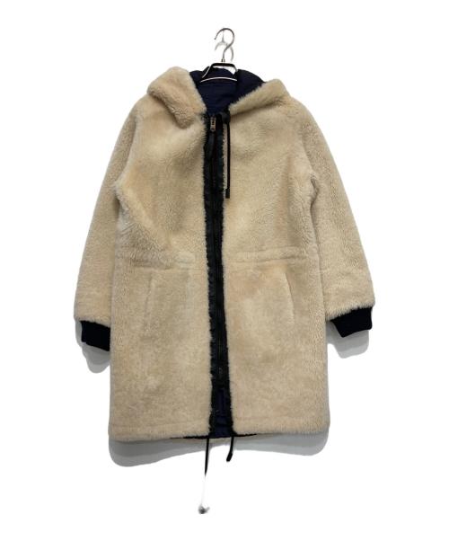 COACH（コーチ）COACH (コーチ) リバーシブルムートンコート ネイビー サイズ:155の古着・服飾アイテム