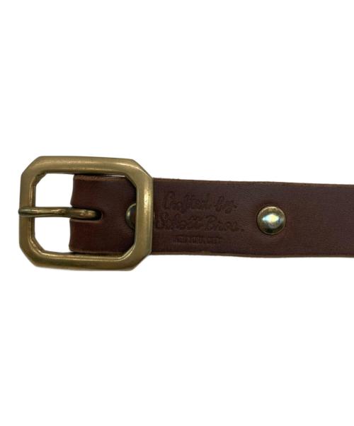 PERFECTO by Schott（パーフェクト バイ ショット）PERFECTO by Schott (パーフェクト バイ ショット) レザーベルト ブラウンの古着・服飾アイテム