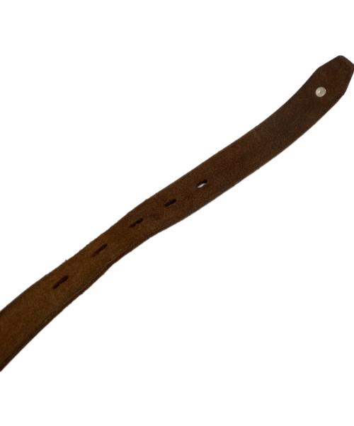 PERFECTO by Schott（パーフェクト バイ ショット）PERFECTO by Schott (パーフェクト バイ ショット) レザーベルト ブラウンの古着・服飾アイテム