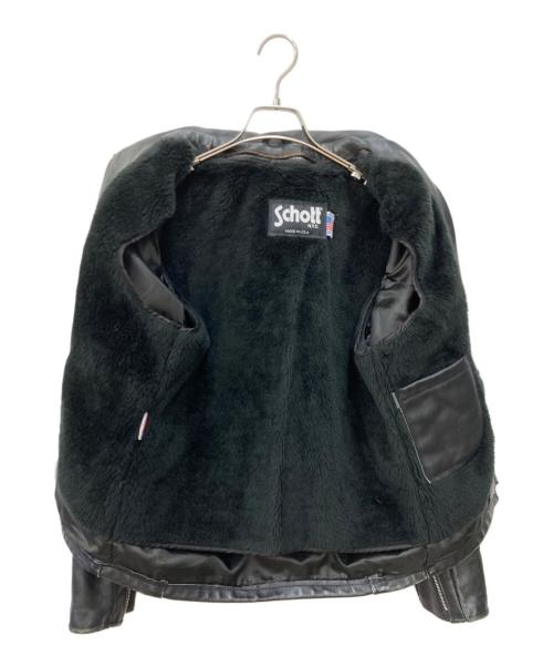 Schott（ショット）Schott (ショット) ライナー付きライダースジャケット ブラック サイズ:36の古着・服飾アイテム