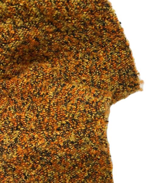 Yves Saint Laurent（イヴサンローラン）Yves Saint Laurent (イヴサンローラン) ツイードダブルコート イエロー サイズ:36の古着・服飾アイテム