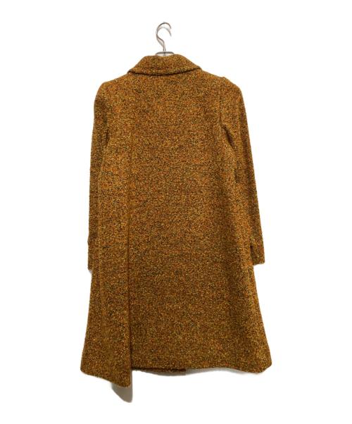 Yves Saint Laurent（イヴサンローラン）Yves Saint Laurent (イヴサンローラン) ツイードダブルコート イエロー サイズ:36の古着・服飾アイテム