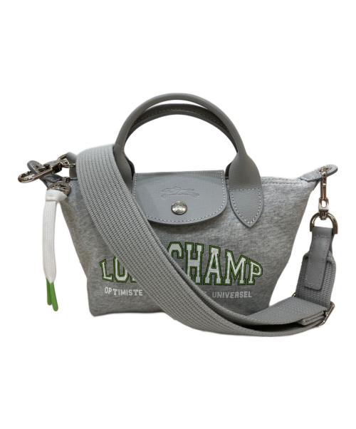 LONGCHAMP（ロンシャン）LONGCHAMP (ロンシャン) 2WAYバッグ グレーの古着・服飾アイテム