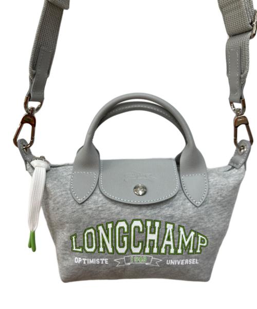 LONGCHAMP（ロンシャン）LONGCHAMP (ロンシャン) 2WAYバッグ グレーの古着・服飾アイテム