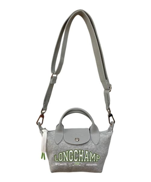 LONGCHAMP（ロンシャン）LONGCHAMP (ロンシャン) 2WAYバッグ グレーの古着・服飾アイテム