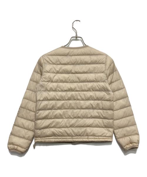 DANTON（ダントン）DANTON (ダントン) クルーネック インナーダウンジャケット ベージュ サイズ:XSの古着・服飾アイテム