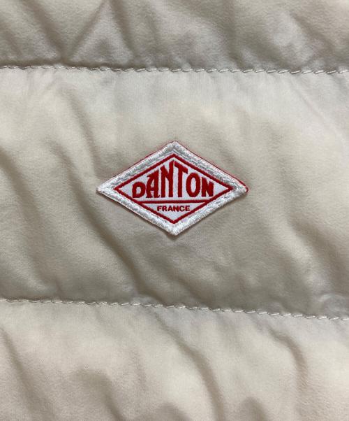 DANTON（ダントン）DANTON (ダントン) クルーネック インナーダウンジャケット ベージュ サイズ:XSの古着・服飾アイテム