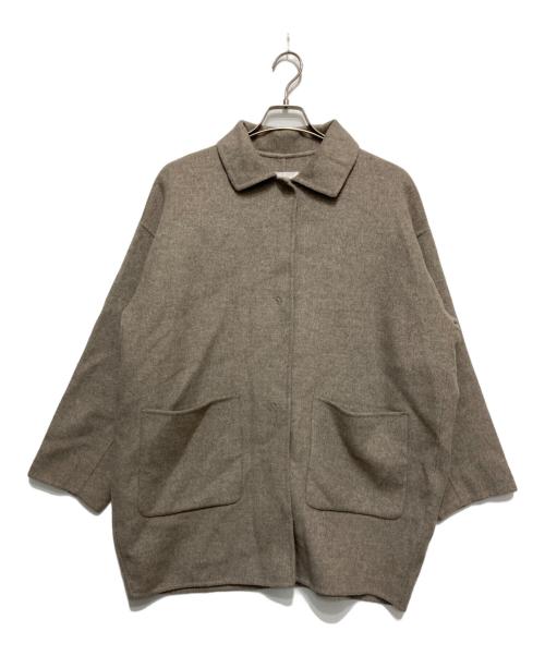 KAGURE（カグレ）kagure (カグレ) ウールショートコート グレー サイズ:FREEの古着・服飾アイテム