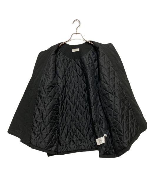 KAGURE（カグレ）kagure (カグレ) 中綿ノーカラーショートコート ブラック サイズ:FREEの古着・服飾アイテム