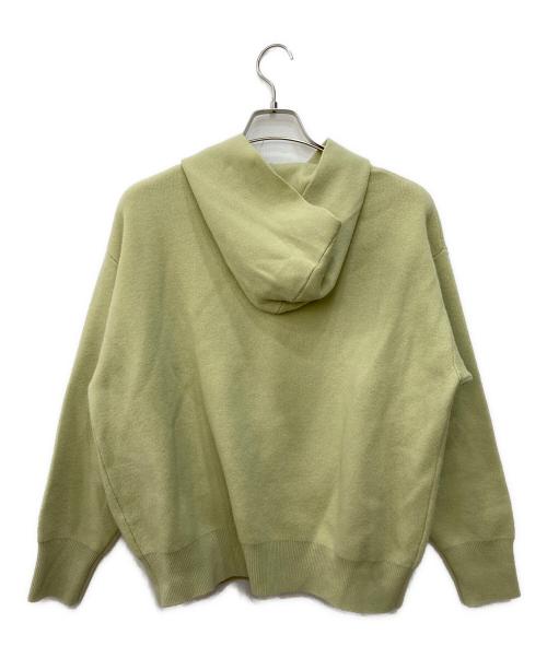 ebure（エブール）EBURE (エブール) ソフトスムースニットプルオーバー 黄緑 サイズ:FREEの古着・服飾アイテム