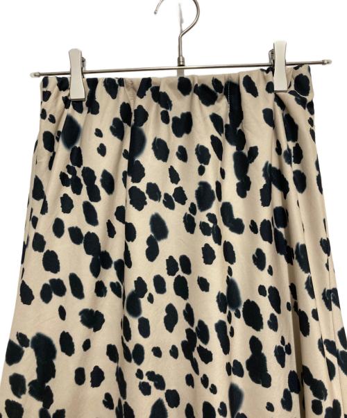chignon（シニヨン）chignon (シニヨン) シニヨン ダルメシアンプリントマーメイドスカート ベージュ サイズ:FREEの古着・服飾アイテム