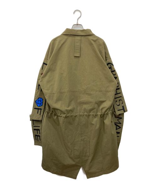 GRAPHISTE MAN.G（グラフィスト マンジー）GRAPHISTE MAN.G (グラフィスト マンジー) 刺繍コート グリーン サイズ:FREEの古着・服飾アイテム