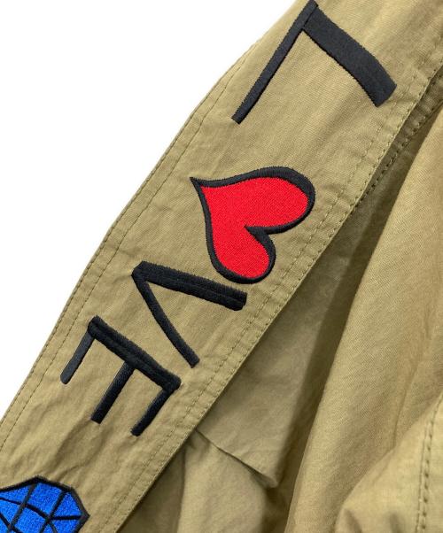 GRAPHISTE MAN.G（グラフィスト マンジー）GRAPHISTE MAN.G (グラフィスト マンジー) 刺繍コート グリーン サイズ:FREEの古着・服飾アイテム
