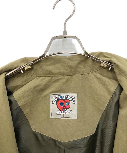GRAPHISTE MAN.G（グラフィスト マンジー）GRAPHISTE MAN.G (グラフィスト マンジー) 刺繍コート グリーン サイズ:FREEの古着・服飾アイテム