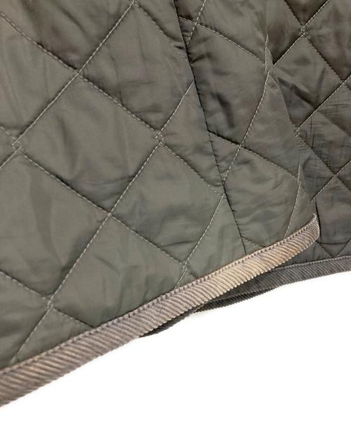 LAVENHAM（ラベンハム）LAVENHAM (ラベンハム) フrフリースキルティングフーデッドコート ベージュ サイズ:36の古着・服飾アイテム