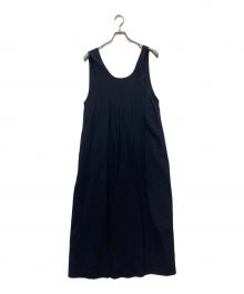 ENFOLD（エンフォルド）の古着「TUCK JUMPER-SKIRT」｜ネイビー