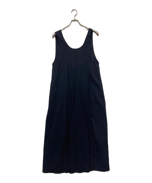 ENFOLD（エンフォルド）ENFOLD (エンフォルド) TUCK JUMPER-SKIRT ネイビー サイズ:38の古着・服飾アイテム