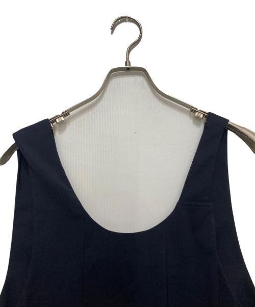 ENFOLD（エンフォルド）ENFOLD (エンフォルド) TUCK JUMPER-SKIRT ネイビー サイズ:38の古着・服飾アイテム