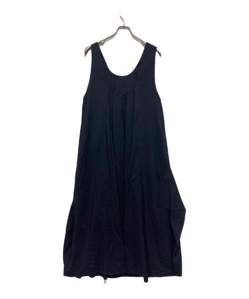 ENFOLD（エンフォルド）ENFOLD (エンフォルド) TUCK JUMPER-SKIRT ネイビー サイズ:38の古着・服飾アイテム