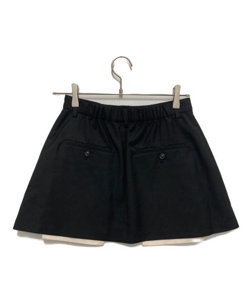Ameri（アメリ）AMERI (アメリ) PLEATS MINI SKIRT SET PANTS ブラック サイズ:Ⅿの古着・服飾アイテム