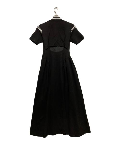 Ameri（アメリ）AMERI (アメリ) TRUCK JACKET LIKE FLARE DRESS ブラック サイズ:Ⅿの古着・服飾アイテム