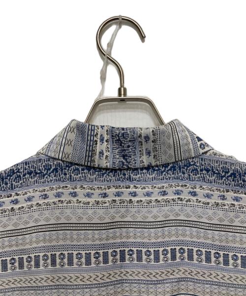 Mame Kurogouchi（マメクロゴウチ）mame kurogouchi (マメクロゴウチ) Stripe Jacquard Shirt Dress グレー サイズ:1の古着・服飾アイテム