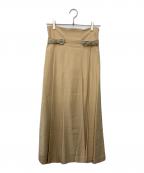Ameriアメリ）の古着「TUCK PENCIL SKIRT」｜ベージュ