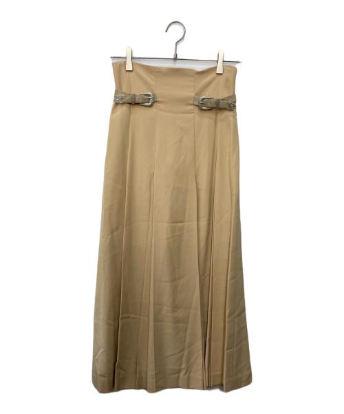 Ameri（アメリ）AMERI (アメリ) TUCK PENCIL SKIRT ベージュ サイズ:Ｍの古着・服飾アイテム