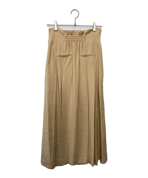 Ameri（アメリ）AMERI (アメリ) TUCK PENCIL SKIRT ベージュ サイズ:Ｍの古着・服飾アイテム
