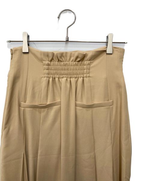 Ameri（アメリ）AMERI (アメリ) TUCK PENCIL SKIRT ベージュ サイズ:Ｍの古着・服飾アイテム