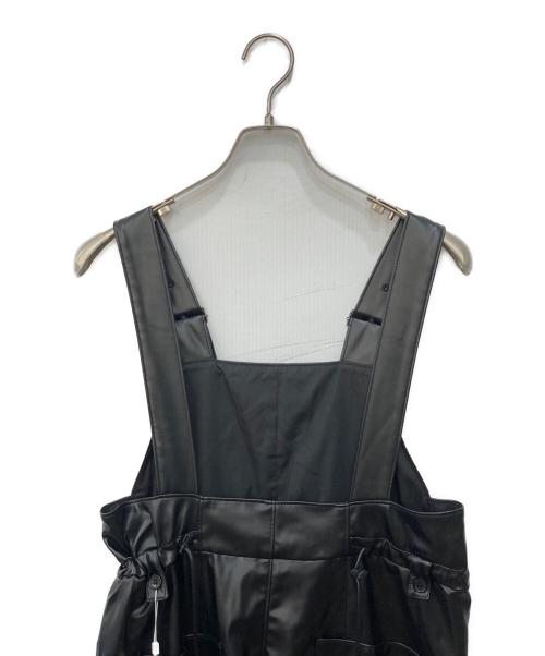 Ameri（アメリ）AMERI (アメリ) ライクワーカーズシンセティックレザーパンツ ブラック サイズ:Ｍ 未使用品の古着・服飾アイテム