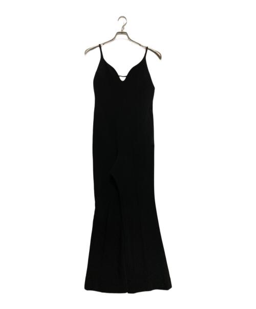 Mame Kurogouchi（マメクロゴウチ）Mame Kurogouchi (マメクロゴウチ) Triacetate Polyester Georgette Jumpsuits ブラック サイズ:2の古着・服飾アイテム