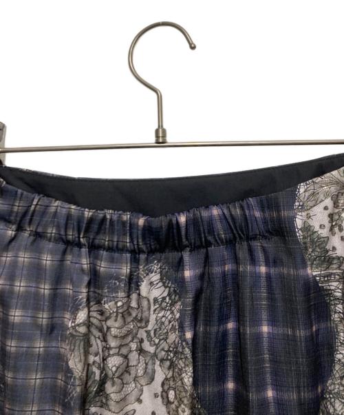 Ameri（アメリ）AMERI (アメリ) TROMPE L'OEIL SEMI FLARE SKIRT ブラック サイズ:Ⅿ 未使用品の古着・服飾アイテム