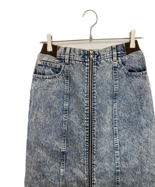 Ameri（アメリ）AMERI (アメリ) RIB MIX DENIM SKIRT インディゴ サイズ:SIZE 25の古着・服飾アイテム