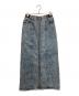 AMERI（アメリ）の古着「RIB MIX DENIM SKIRT」｜インディゴ