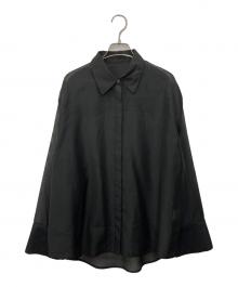 JOSE MOON（ジョゼムーン）の古着「シアーシャツ」｜ブラック