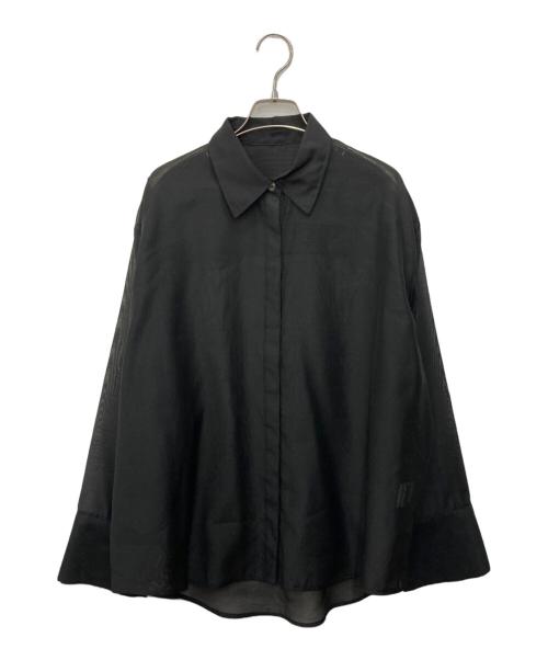 JOSE MOON（ジョゼムーン）jose moon (ジョゼムーン) シアーシャツ ブラック サイズ:FREEの古着・服飾アイテム