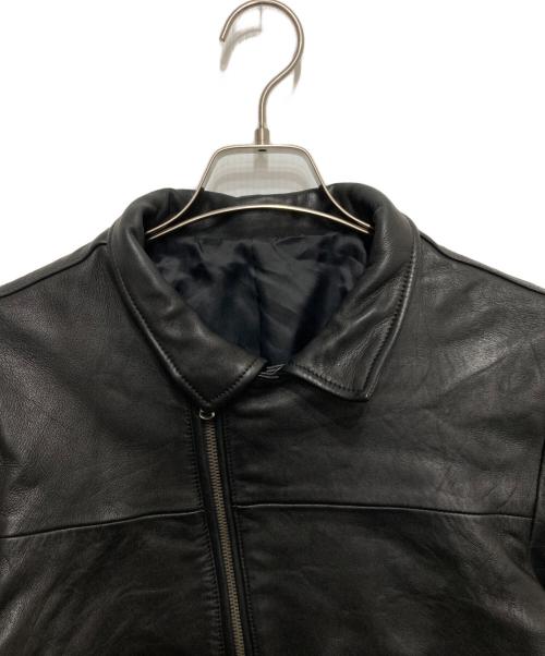 5351 pour les hommes（5351プールオム）5351 POUR LES HOMMES (5351プールオム) ラムレザージャケット ブラック サイズ:SIZE 4の古着・服飾アイテム