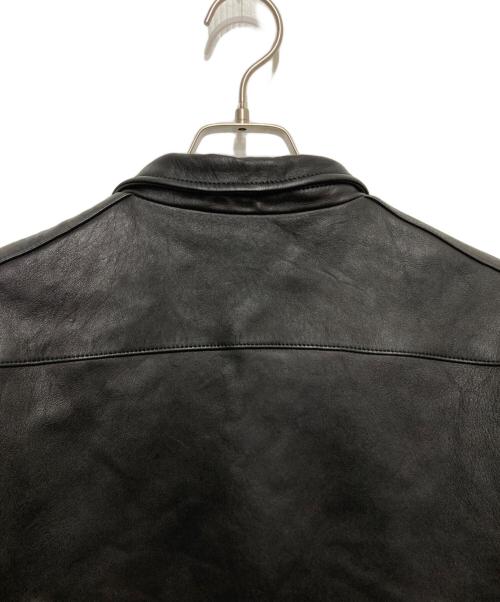 5351 pour les hommes（5351プールオム）5351 POUR LES HOMMES (5351プールオム) ラムレザージャケット ブラック サイズ:SIZE 4の古着・服飾アイテム