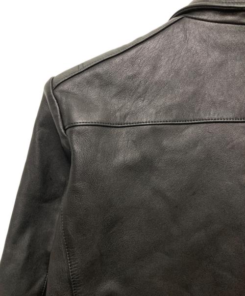 5351 pour les hommes（5351プールオム）5351 POUR LES HOMMES (5351プールオム) ラムレザージャケット ブラック サイズ:SIZE 4の古着・服飾アイテム