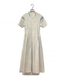 Ameri（アメリ）の古着「TRUCK JACKET LIKE FLARE DRESS」｜ベージュ