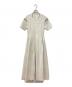 Ameri（アメリ）の古着「TRUCK JACKET LIKE FLARE DRESS」｜ベージュ