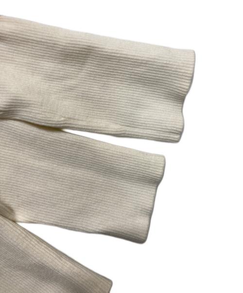 FRED PERRY（フレッドペリー）FRED PERRY (フレッドペリー) 別注リブニットポロシャツ ベージュ サイズ:UK10の古着・服飾アイテム