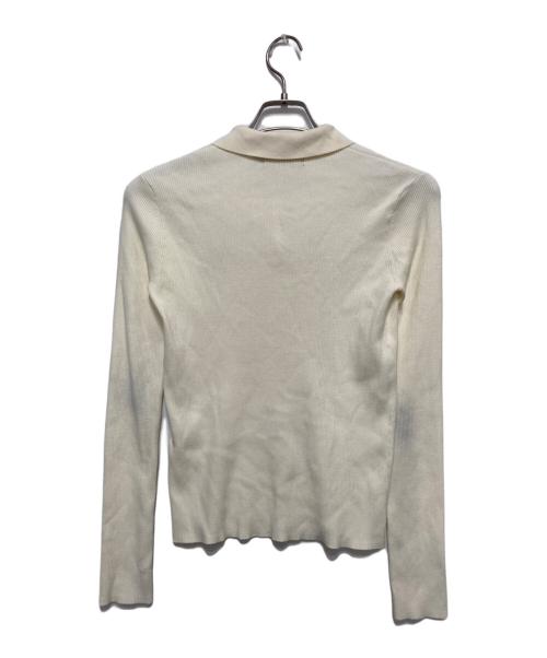 FRED PERRY（フレッドペリー）FRED PERRY (フレッドペリー) 別注リブニットポロシャツ ベージュ サイズ:UK10の古着・服飾アイテム