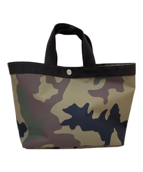 Herve Chapelier（エルベシャプリエ）Herve Chapelier (エルベシャプリエ) 704W コーデュラスクエアトートB5サイズ(M) グリーンの古着・服飾アイテム