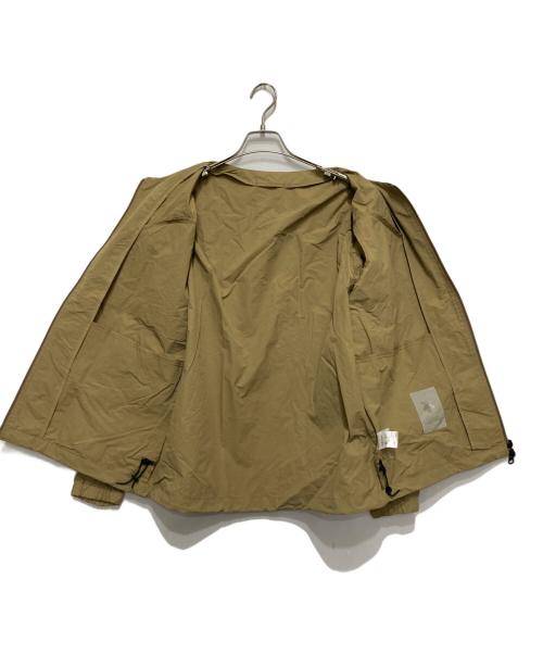 DESCENTE（デサント）DESCENTE (デサント) ノーカラージャケット ベージュ サイズ:Ⅿの古着・服飾アイテム