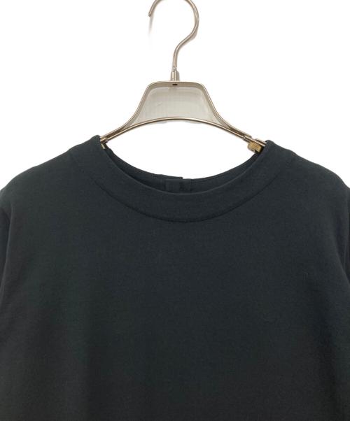 KAGURE（カグレ）kagure (カグレ) 6分袖ストレートカットワンピース ブラック サイズ:FREEの古着・服飾アイテム